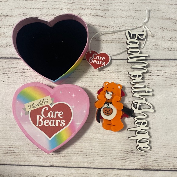 Erstwilder Jewelry - *Erstwilder x Care Bears Trick-Or-Sweet Bear Halloween Brooch Pin